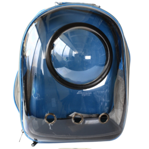 Morral para mascota con cápsula doble