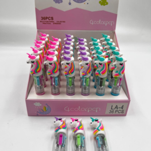 Lapicero mini multiminas unicornio