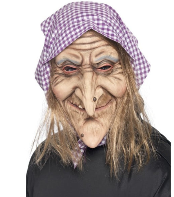 Mascara de bruja vieja
